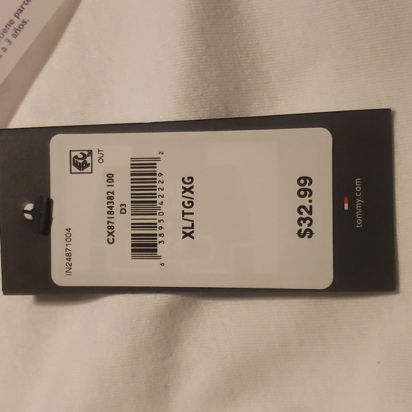 Tommy Hilfiger Color Me XL White Tee - Picture 5 of 6